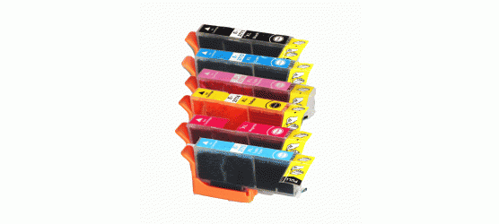 Complete set of 6 Epson T277XL High Capacity Compatible Inkjet Cartridges